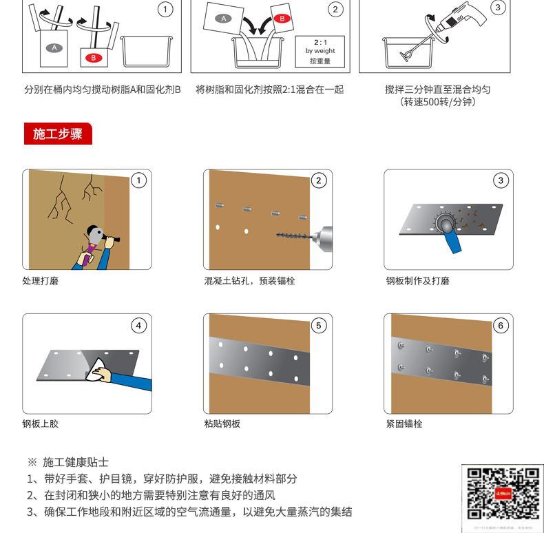 包钢大石桥粘钢加固施工过程